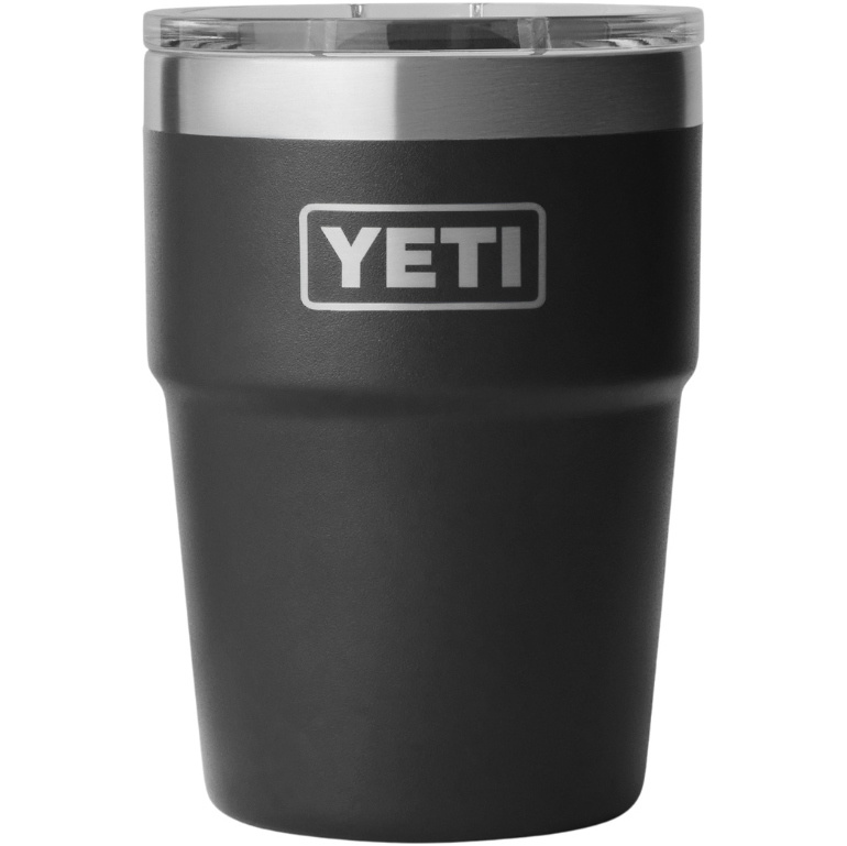 2026 YETI Rambler Single 16 OZ Stapelbarer Becher V2 70000002617 - Black